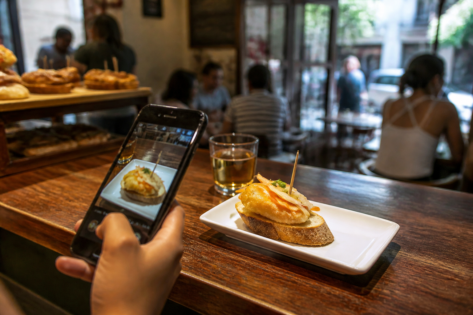 Haz una foto de tu plato y deja que Eventify escriba la promoción