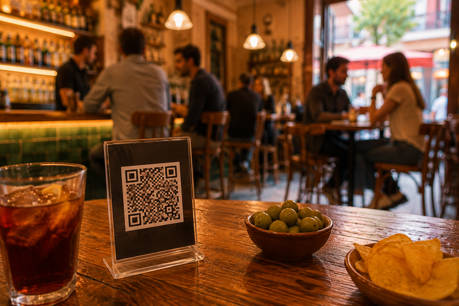 QR en las mesas de tu bar: la herramienta que fideliza clientes y llena tu local en cada evento